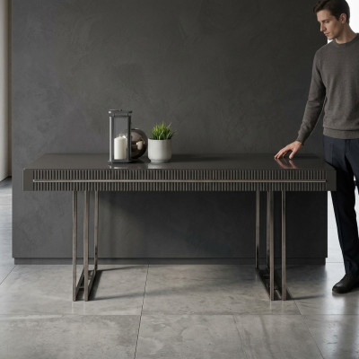 Modern dining table dining room table dining room furniture wood grey