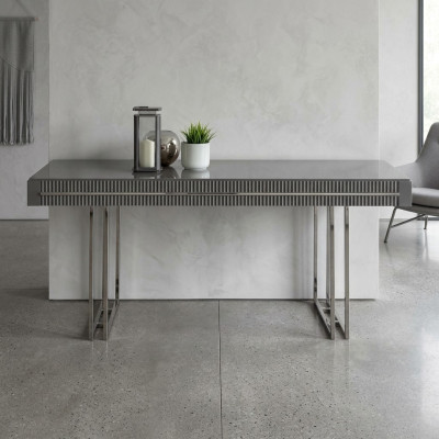 Modern dining table dining room table dining room furniture wood grey