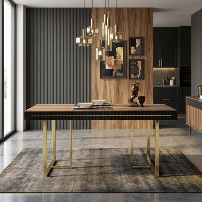 Wooden table dining room table dining table table dining room dining nook wood brown