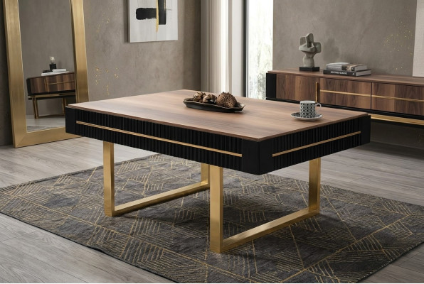 Coffee table side table sofa table wood brown table design