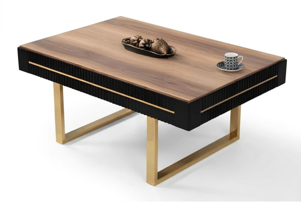 Coffee table side table sofa table wood brown table design