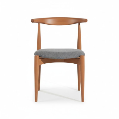Dining chair wooden chair kitchen chair without armrests brown wooden furniture