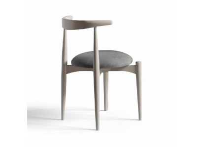 Seating set kitchen chairs dining chairs wooden chairs 4-piece chairs beige