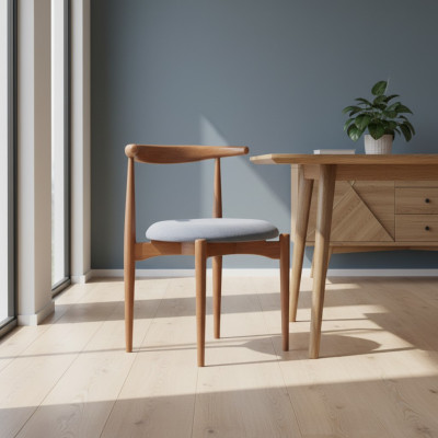 Seating set dining chairs kitchen chairs wood chairs brown 6-piece chairs