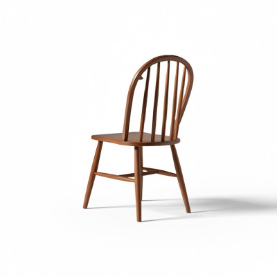 Wooden chair, dining room chair, kitchen chair, brown wood, classic chair