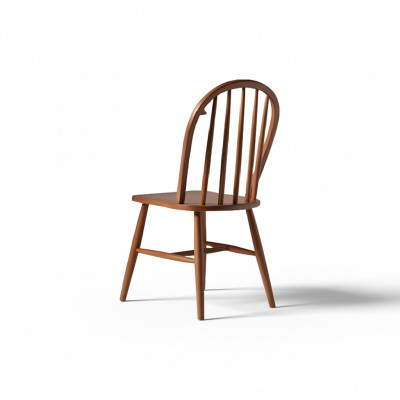 Group of Wooden Chairs Kitchen Chairs Dining Room Chairs Set of 2 Brown Wood