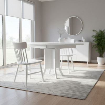 Extendable dining room table dining table wood wooden table white table dining nook