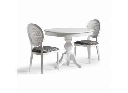 Wooden furniture dining set dining room dining table chairs 5-piece white dining nook