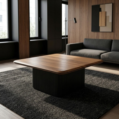 Coffee table wooden brown table design