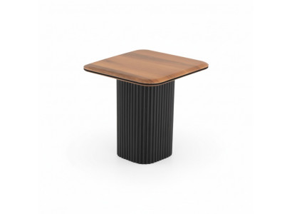 Side table coffee table coffee table sofa table wood brown table design