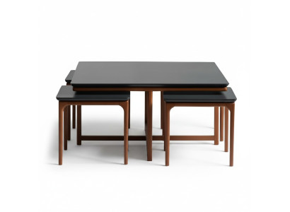 Group of Coffee Tables, Side Tables, Coffee Tables, Sofa Tables, Wood, Black