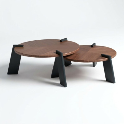 Coffee table side table wood brown table design