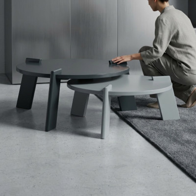 Coffee Table Side Table Sofa Table Wood Gray Table Design