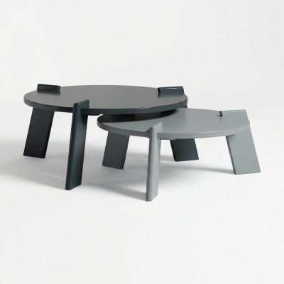 Coffee Table Side Table Sofa Table Wood Gray Table Design