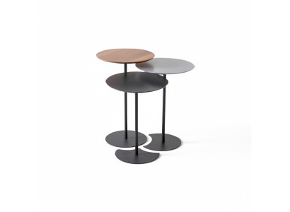 Side table set coffee table sofa table black table