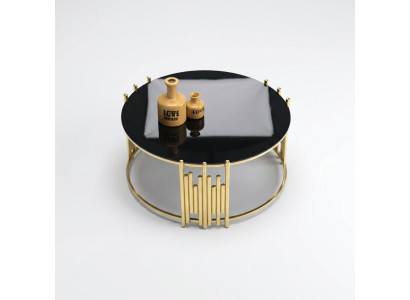 Living room coffee table table coffee table side table gold sofa table