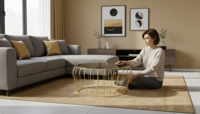 Coffee table gold living room coffee table table side table sofa table