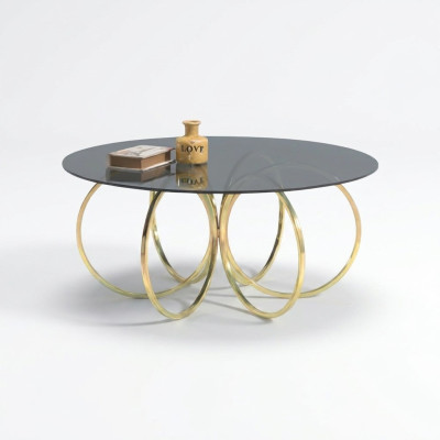 Gold coffee table living room side table table side table sofa table