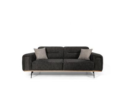 Fabric sofa design three-seater gray sofa 3-seater upholstered sofa couch