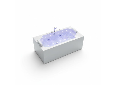 Whirlpool LED Tub Spa Indoor Bathtub Whirlpool Tub Hydrotherapy