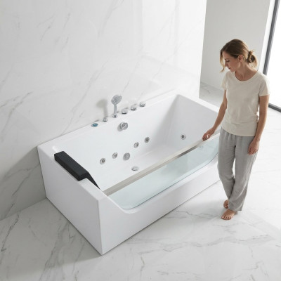 Bathtub whirlpool tub bubble massage jets wellness comfort
