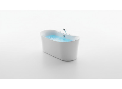 Acrylic whirlpool tub indoor whirlpool bathtub home spa white