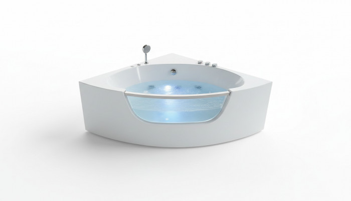 Corner bathtub corner whirlpool relax tub spa indoor bathtub.