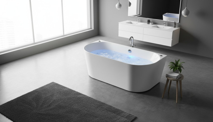 Relax Wanne Home Spa Indoor Bathtub Whirlpool White 