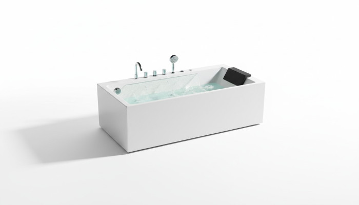 Whirlpool bathtub spa tubs LED lighting massage jets bubbles