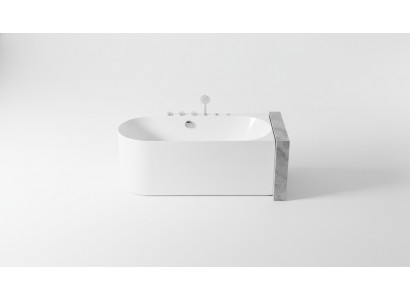 Acrylic Whirl Tub Indoor Whirlpool Bathtub Home Spa White