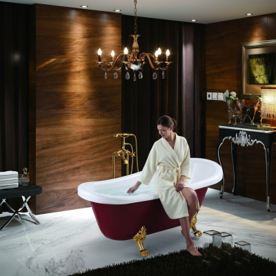 Bathtub Bath Freestanding Bathtub Freestanding Red Modern Bath Bathroom