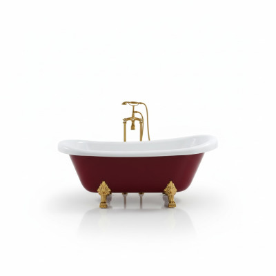 Bathtub Bath Freestanding Bathtub Freestanding Red Modern Bath Bathroom