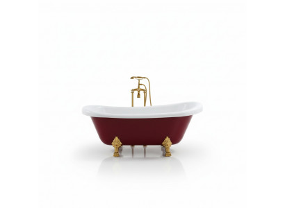 Bathtub Bath Freestanding Bathtub Freestanding Red Modern Bath Bathroom