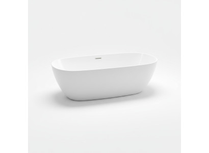Freestanding white acrylic bathtub bathroom bathtub bathtub