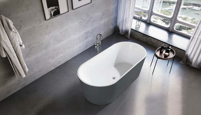 Wanne bathroom acrylic bathtub freestanding bathtub freestanding gray