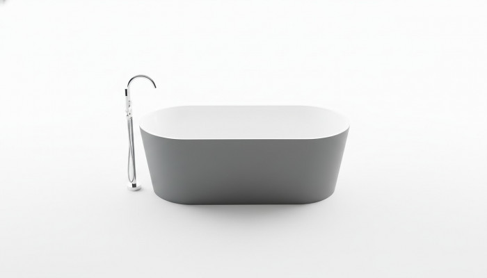 Wanne bathroom acrylic bathtub freestanding bathtub freestanding gray