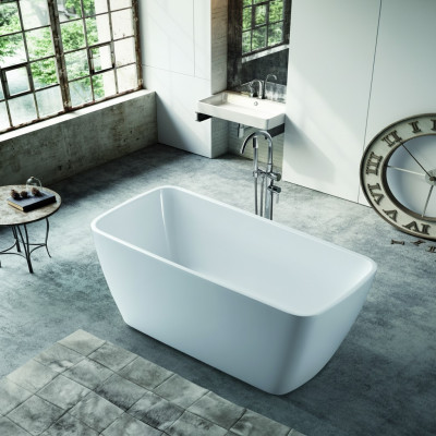Bathtub Bathroom Acrylic Tub White Freestanding Bathtub Contemporary