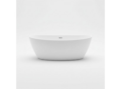 Acrylic bathtub tub free-standing modern bathroom.