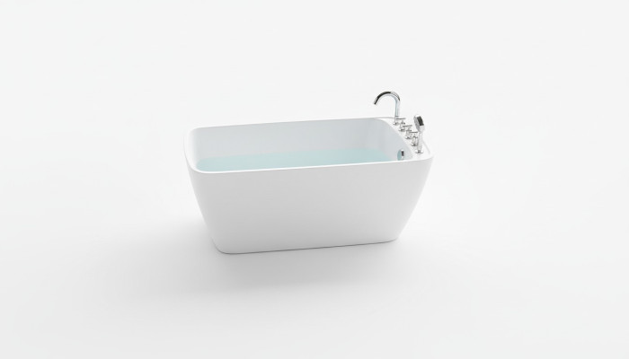 Wanne Bathroom Acrylic Bathtub White Freestanding Bathtub Contemporary