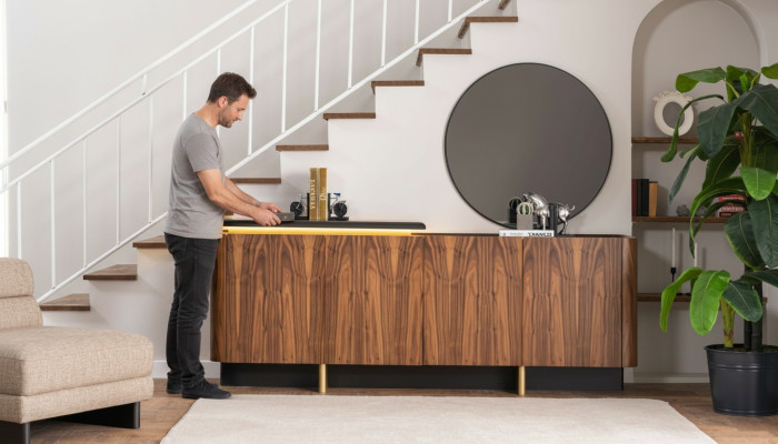Sideboard cupboard wooden cabinet wood brown dresser furniture