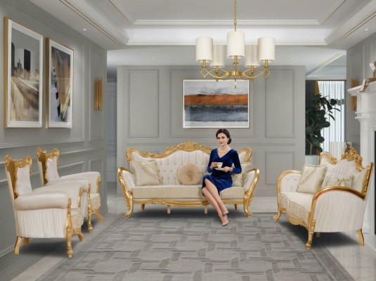 Sofa set couch 3+3+1+1 sofa couch upholstery furniture 4-piece set for your home