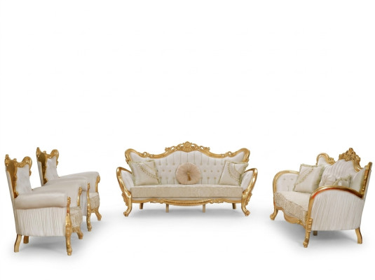 Sofa set couch 3+3+1+1 sofa couch upholstery furniture 4-piece set for your home