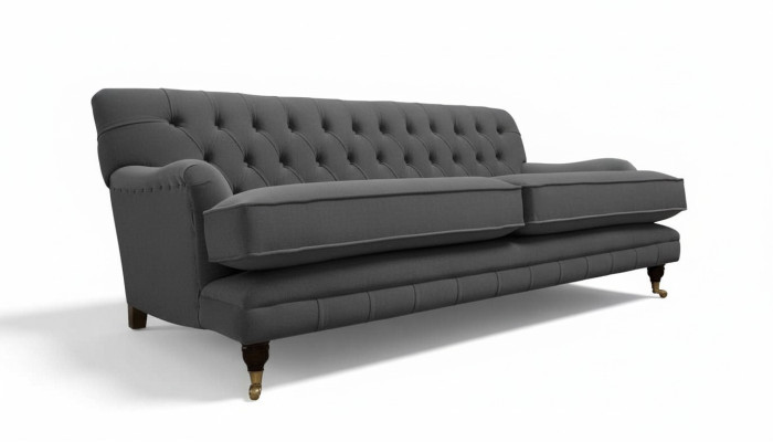 Sofa 3-seater couches Art Deco three-seater new textile luxury couch upholstery