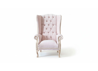 Wingback chair armchair TV single-seater sofa couch upholstery fabric relax new