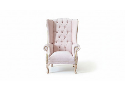 Wingback chair armchair TV single-seater sofa couch upholstery fabric relax new