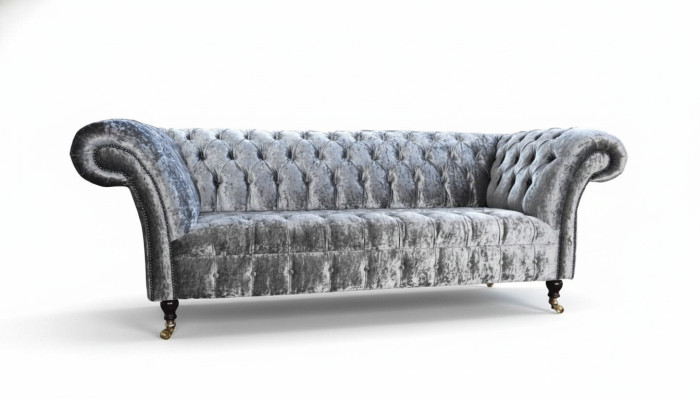 Design Chesterfield Sofa 3-Seater Couch Upholstered Sofas Living Room Large XXL
