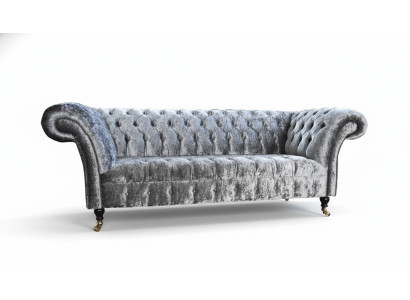 Design Chesterfield Sofa 3-Seater Couch Upholstered Sofas Living Room Large XXL