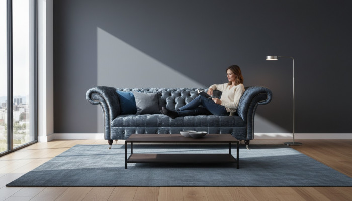 Design sofa 3-seater couch upholstered sofas fabric living room textile couches