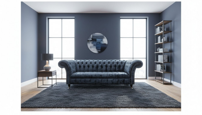 Design sofa 3-seater couch upholstered sofas fabric living room textile couches