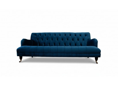 Chesterfield Design Luxury Upholstered Sofa Couch Seating Suite Fabric New